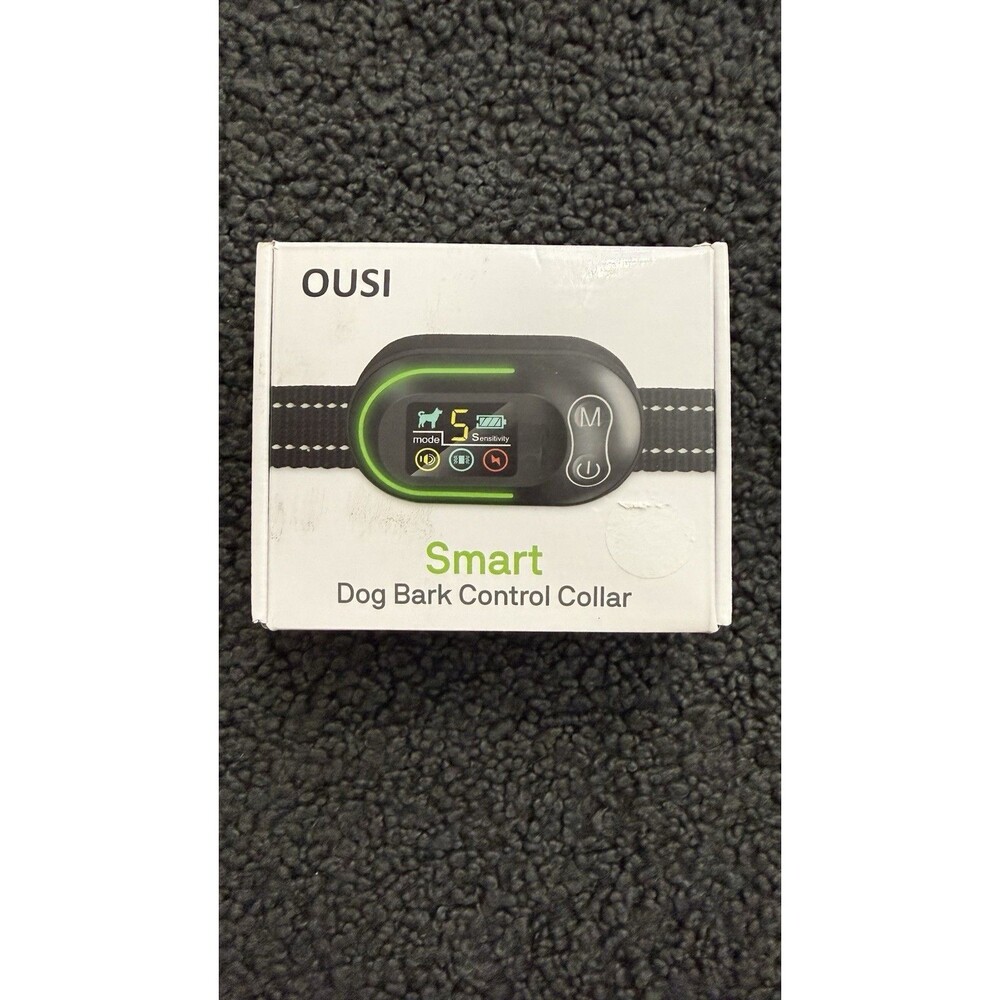 Smart Bark Control Collar.  Vibration. Mild Shock. Battery Operated.